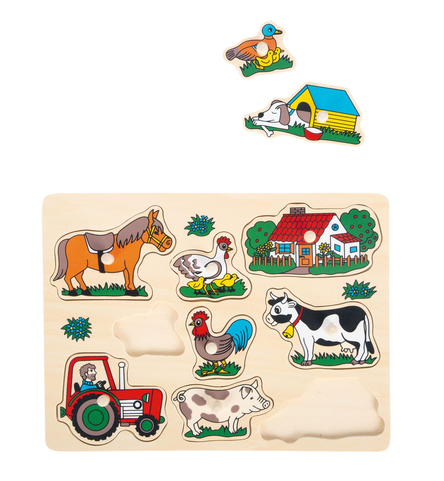 Small foot - Setzpuzzle Bauerei