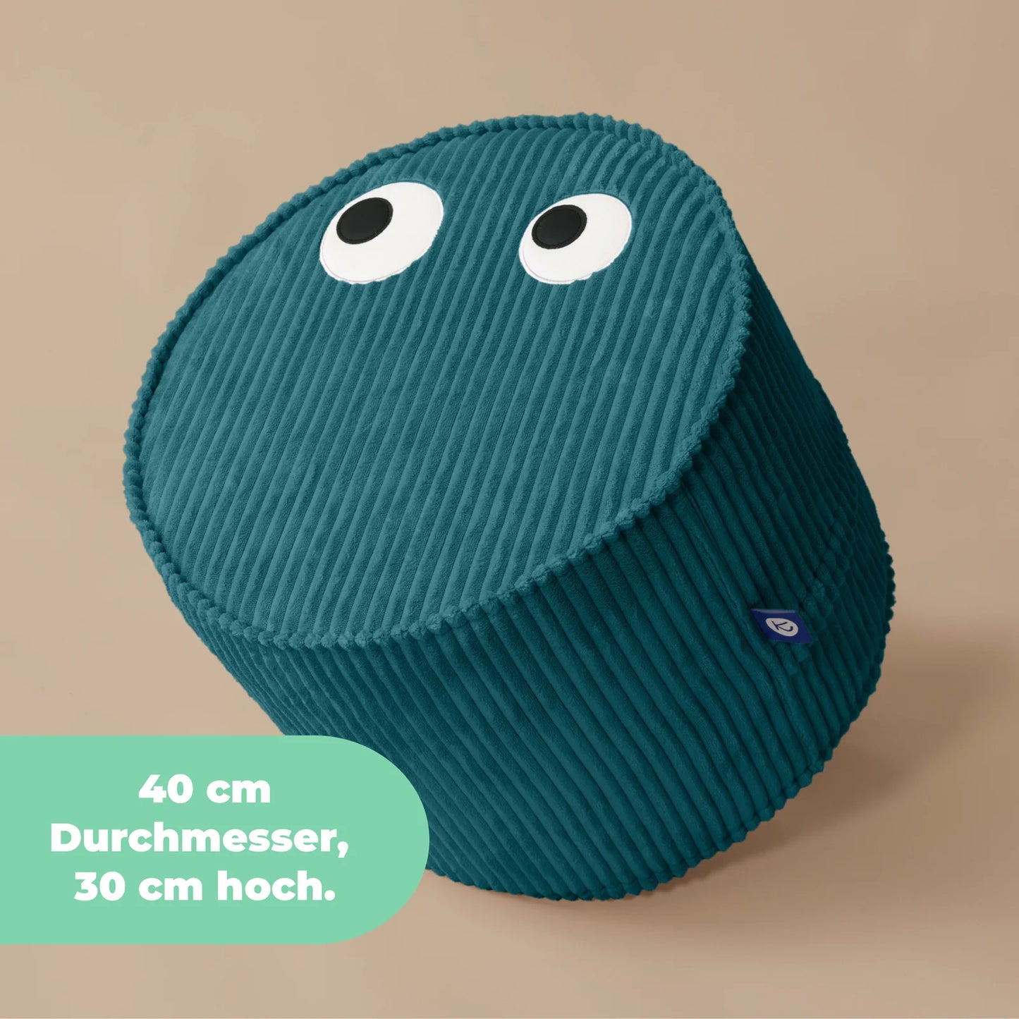 Kooja - Pouf „Mike“ - Pinewater Green
