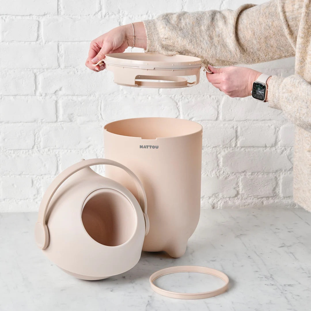 Nattou - Windeleimer Dropy, Taupe