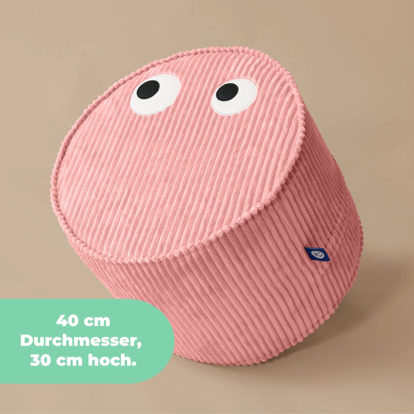 Kooja - Pouf „Mike“ - Dusty Rose