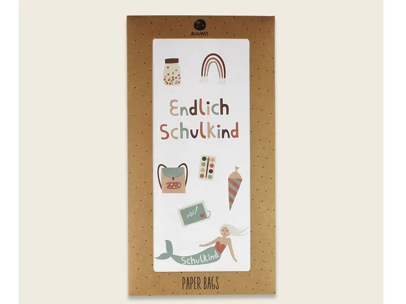 Ava & Yves - Geschenktüten „Endlich Schulkind“, Meerjungfrau