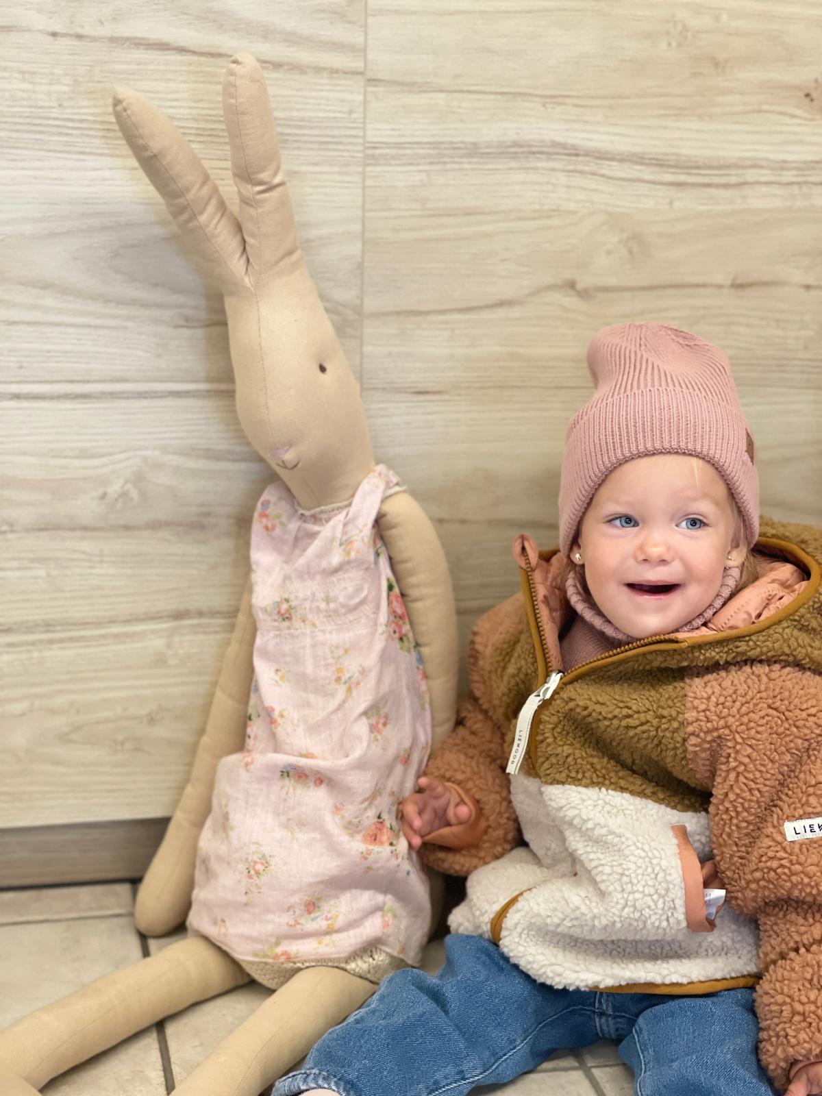 Annabé Mütze (100% Baumwolle,mit Fleece), Tuscana Rose