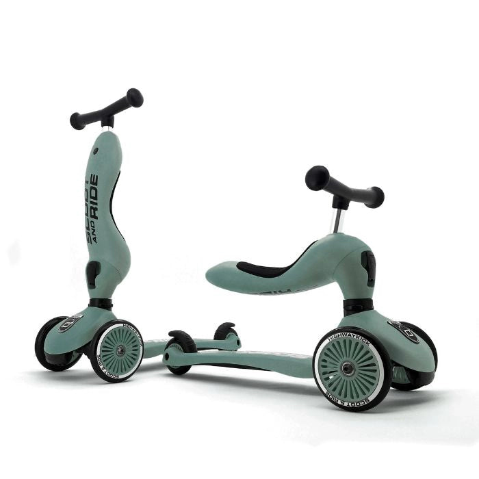 Scoot & Ride - Highwaykick 1 / Push and Go Green, Forest green
