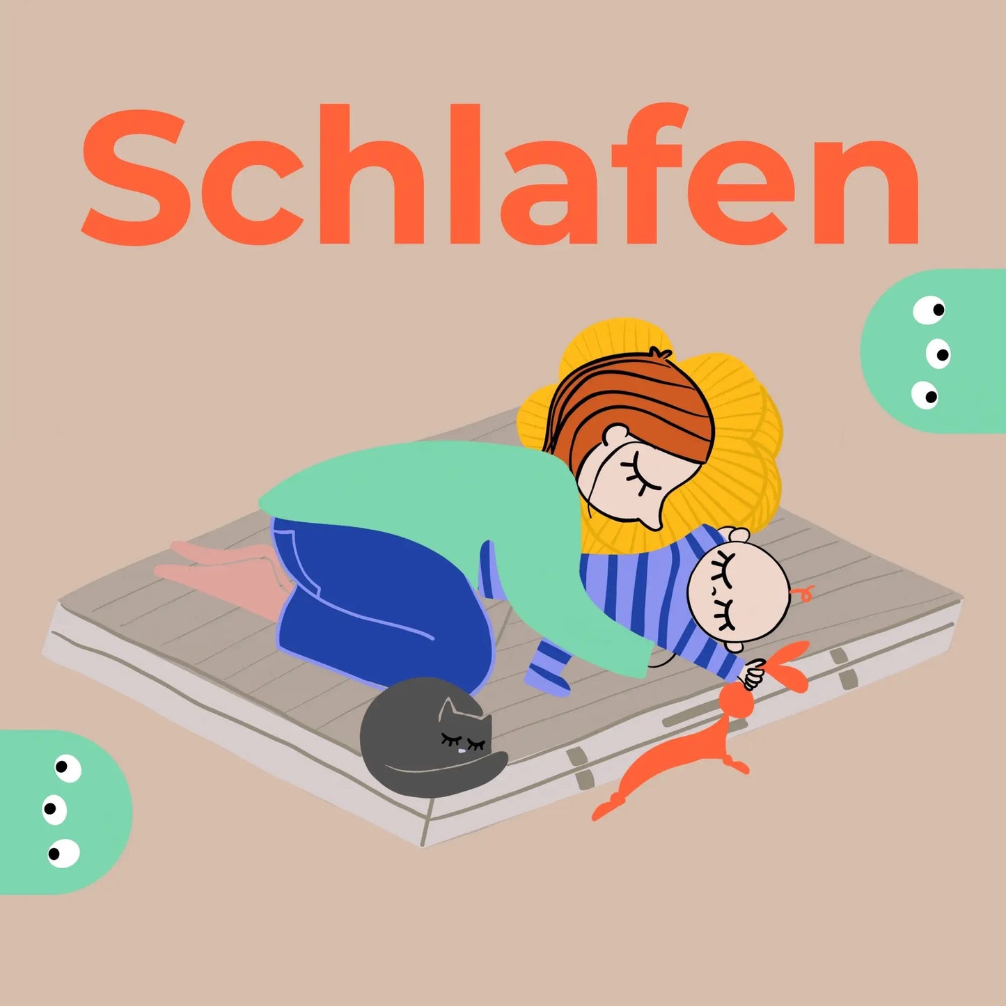 Kooja - Spielhöhle "Foldee" – Cord – Almond Milk