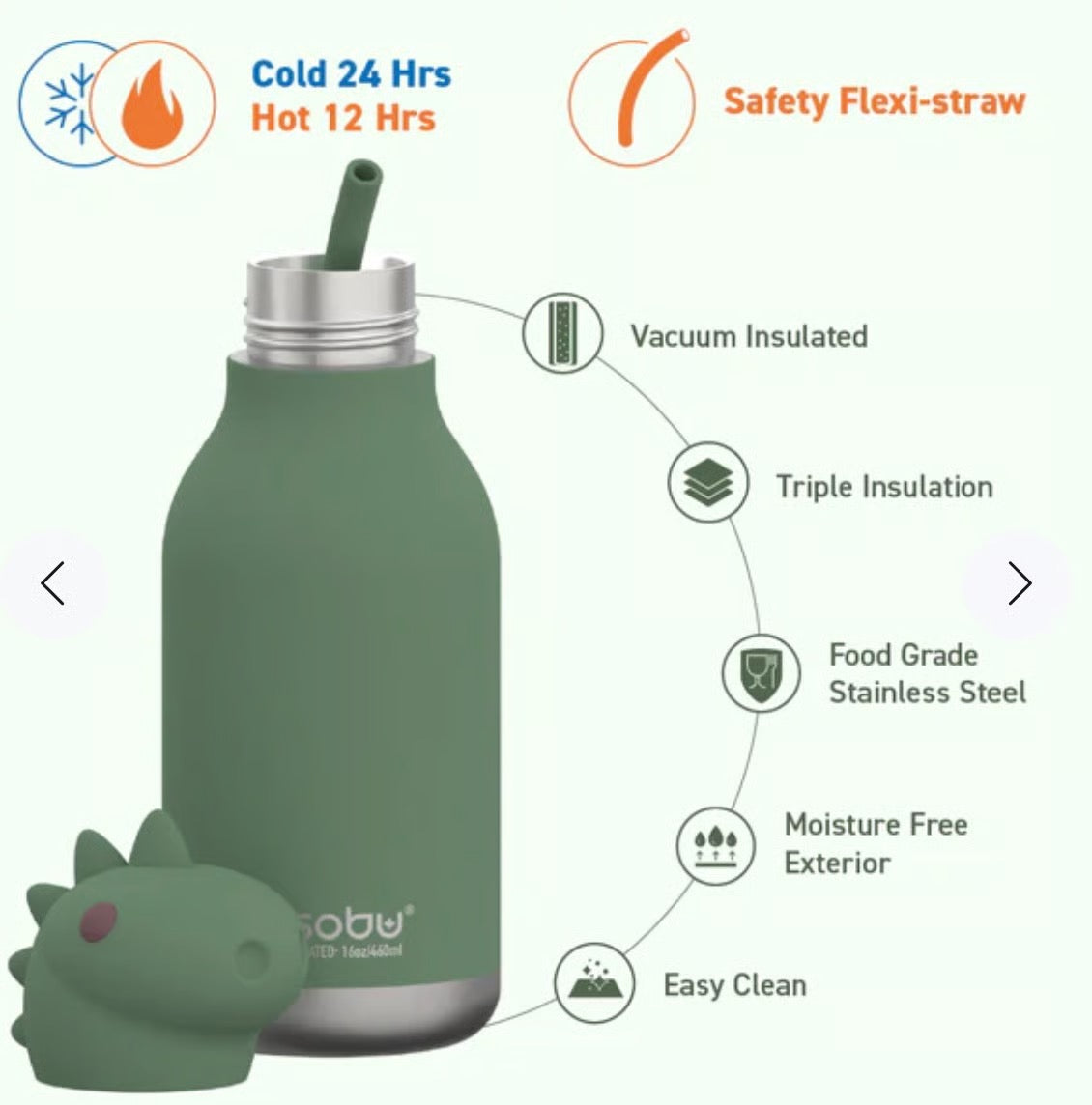 Bestie Asobu Water Bottle, Ziege