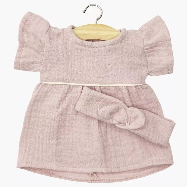 Minikane Poppen Jurk Haarband Daisy Roze