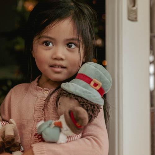 Kuschelpuppe Weihnachten Jake 35cm