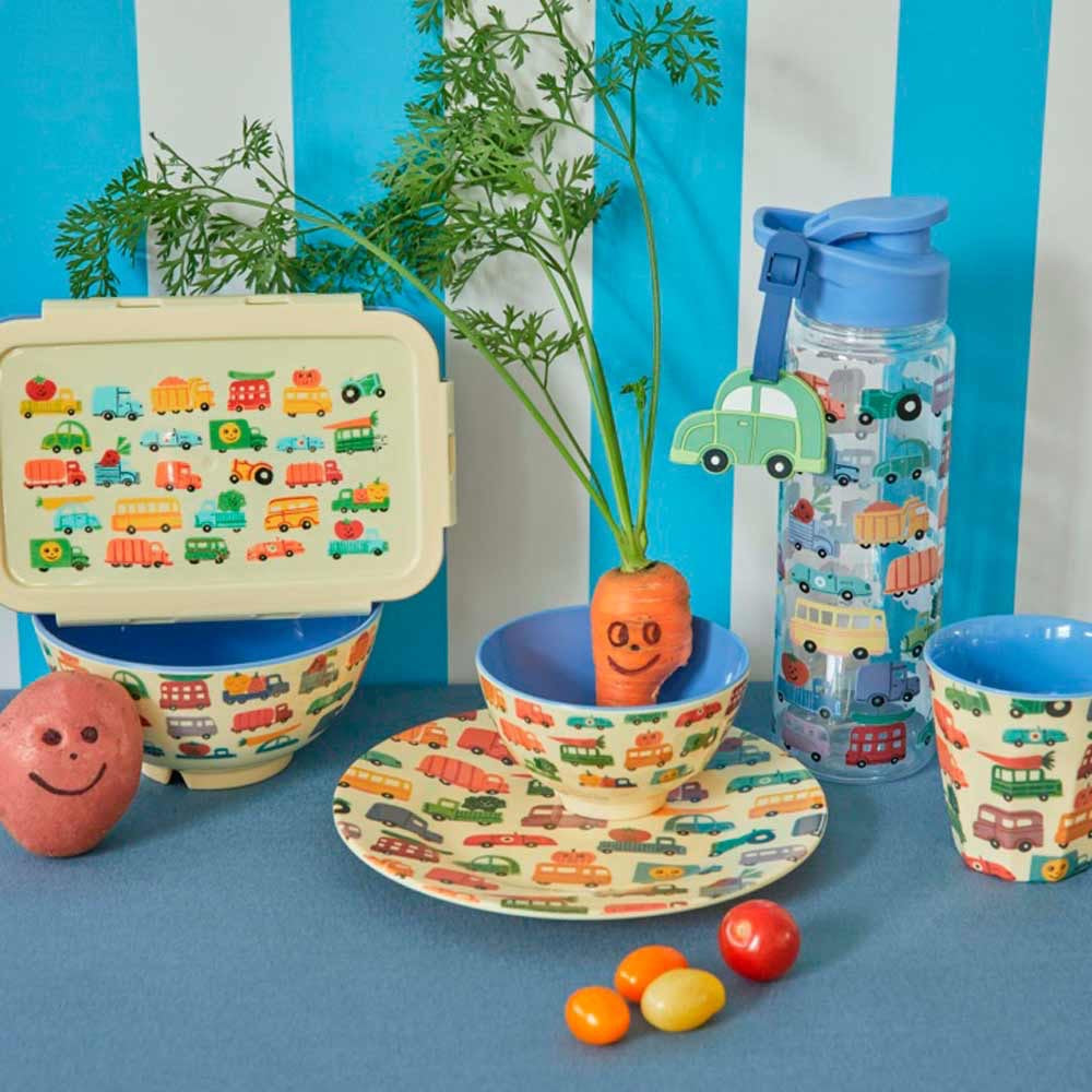 Rice - Melamin Cup Happy Cars Medium