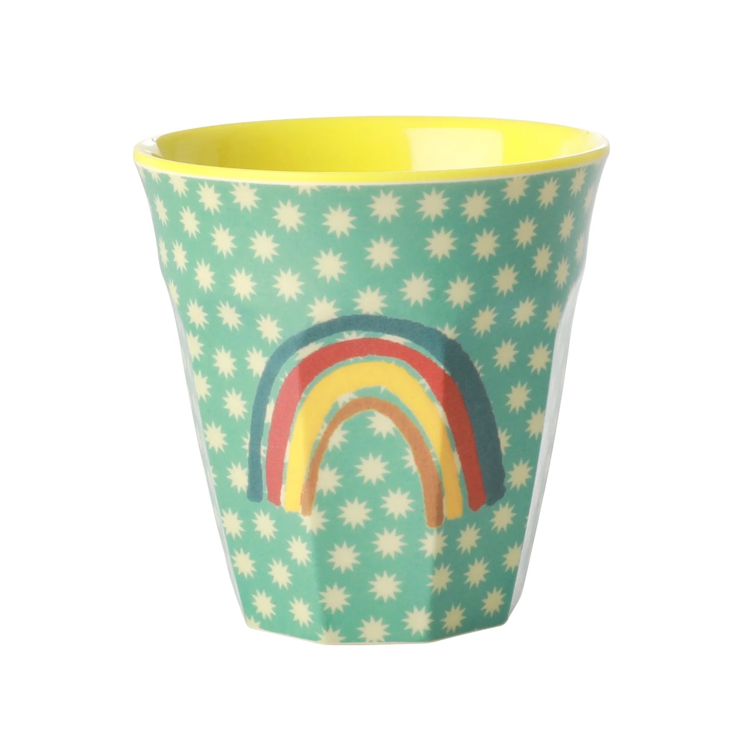 Mittelgroße Becher - Mehrfarbig - Rainbow and Stars Print