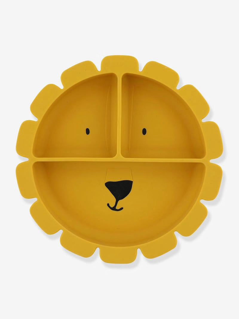 Baby Menü-Teller Silikon TRIXIE - gelb/orange