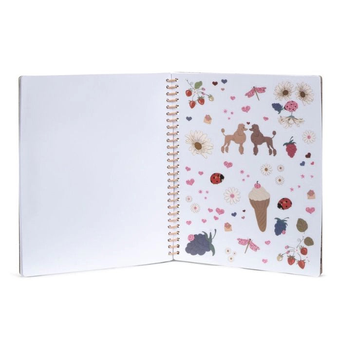 Konges Slojd Mein Stickerbuch blush