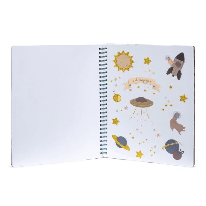 Konges Slojd Mein Stickerbuch blau