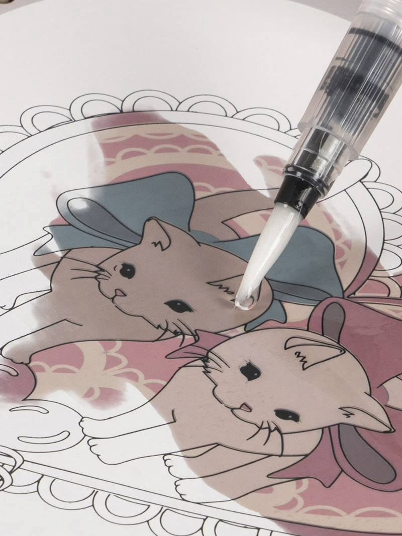 Magisches Kinder Malbuch Konges Slojd - rosa