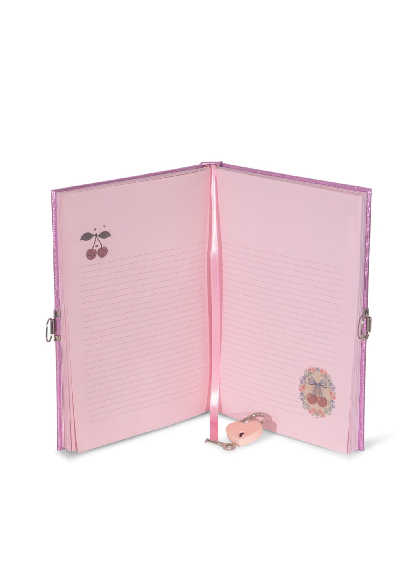 Konges Slojd Mein kleines Tagebuch Cherry Glitter