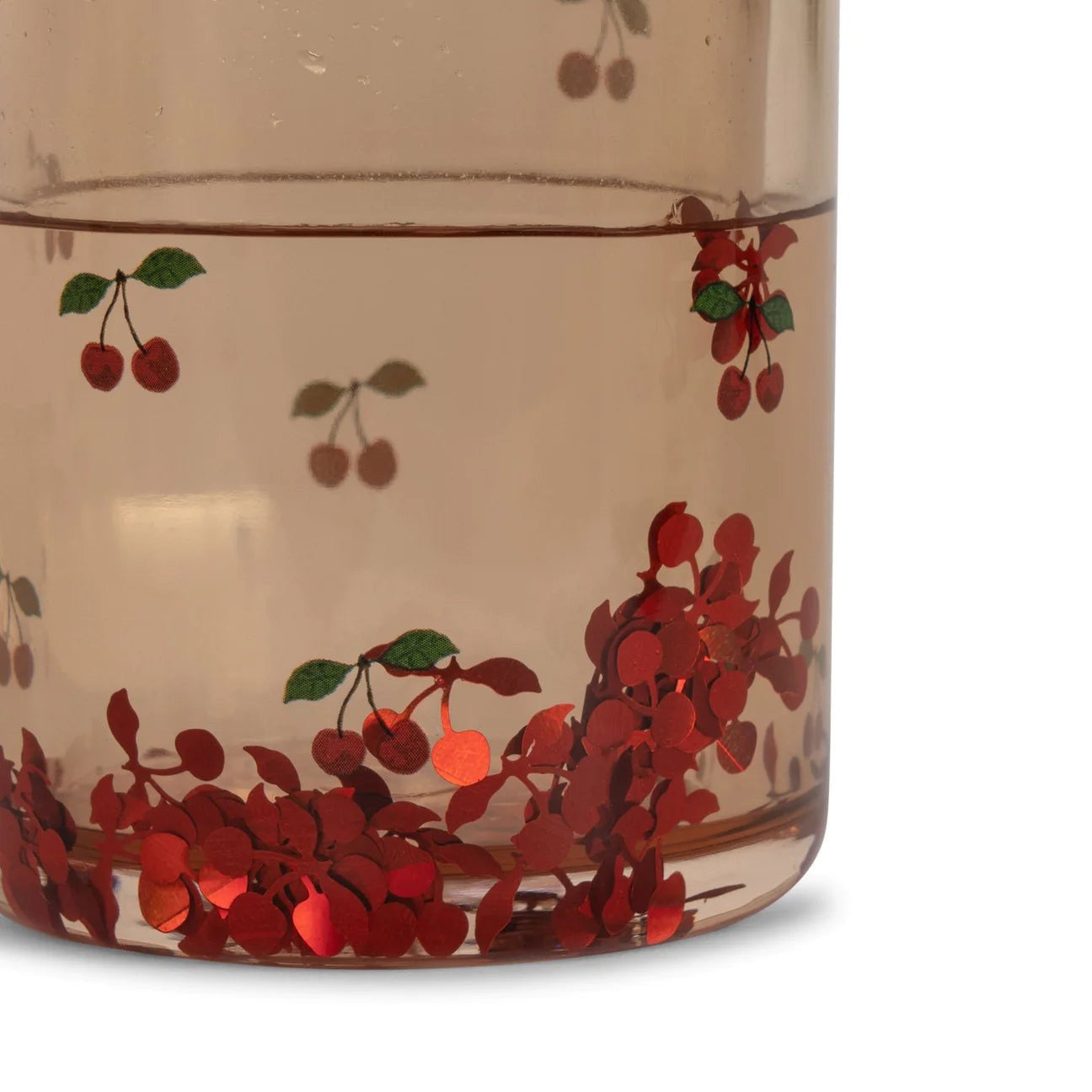 Konges slojd Glitzerbecher - Kirsche