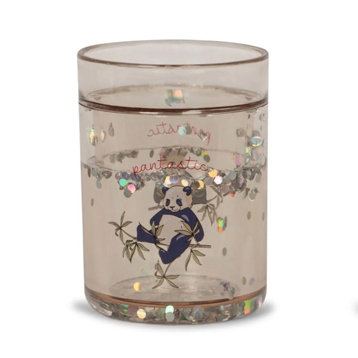 Konges slojd Glitzerbecher - Panda