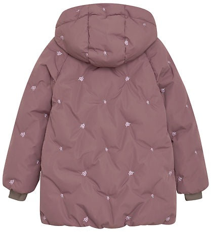 Entfant Winterjacke  Rose Taupe mit Blumen