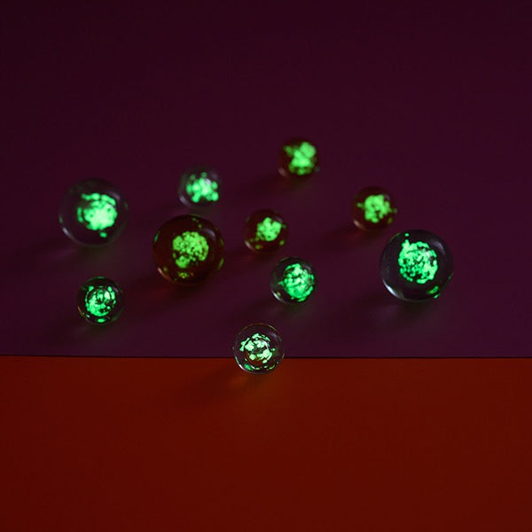 Ava & Yves - Magische Murmeln, blau – Glow in the Dark, 12 Stück in Geschenkverpackung (Kopie)