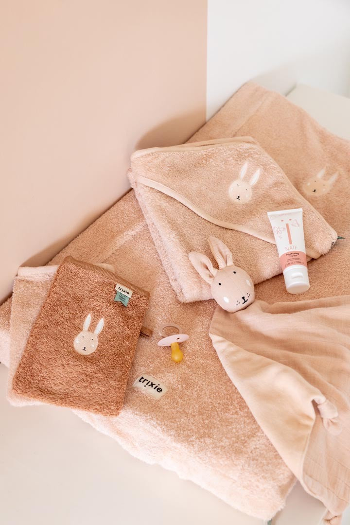 Trixie - Kapuzenbadetuch | 75x75cm - Aura Rabbit, Hase