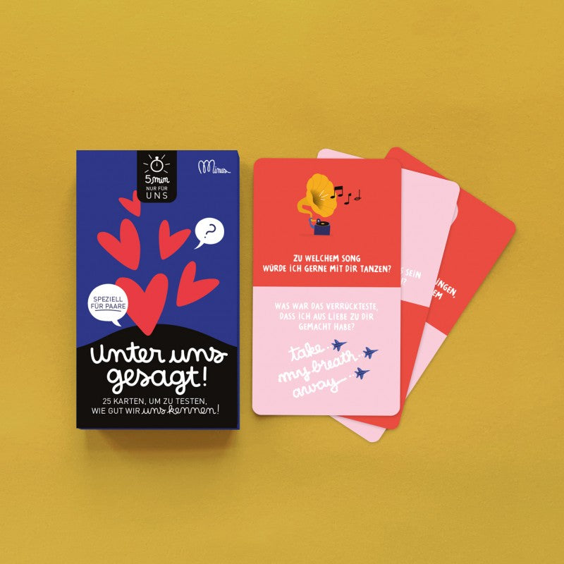 Minus - Momente die verbinden - Unter uns gesagt!