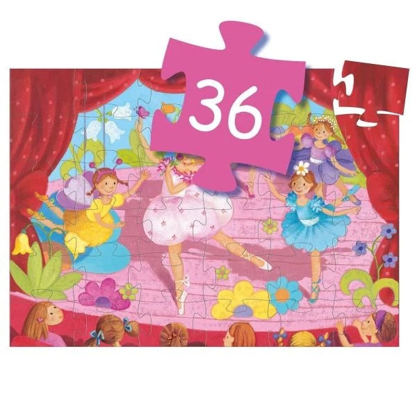Djeco Puzzle Ballerina, 36 Teile