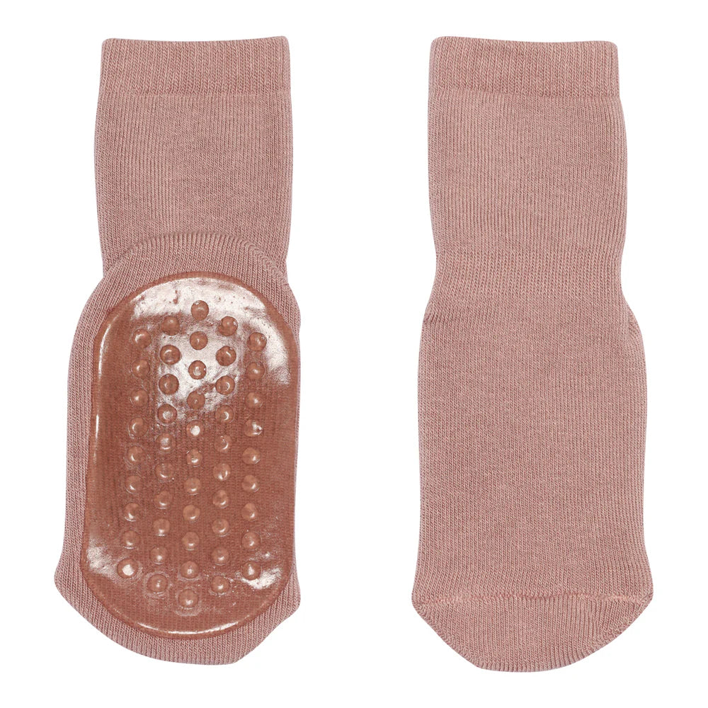 MP Kids Baumwollsocken - Anti-Rutsch - Farbe Holzrose