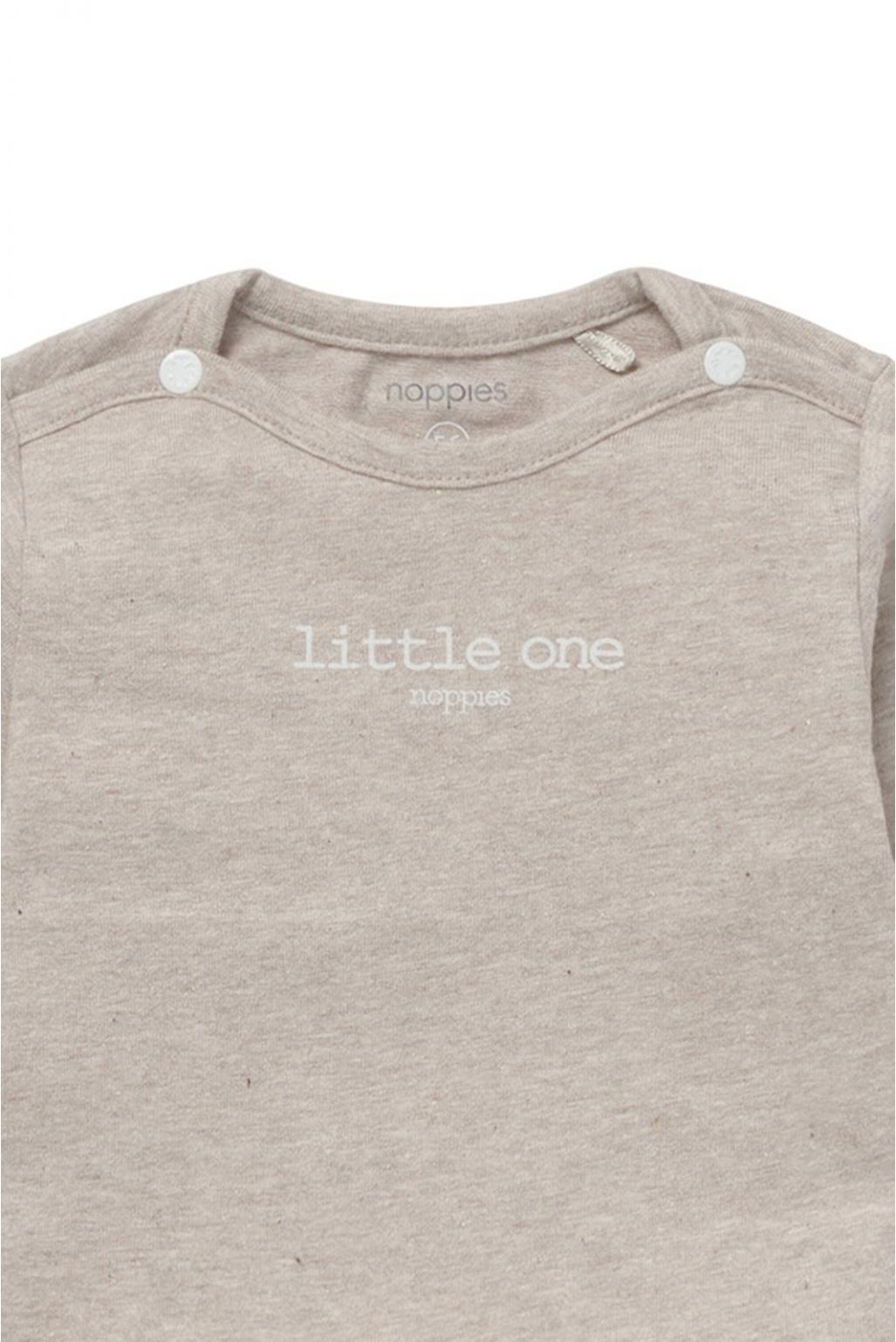 Noppies Langarmshirt Hester - Taupe Melange