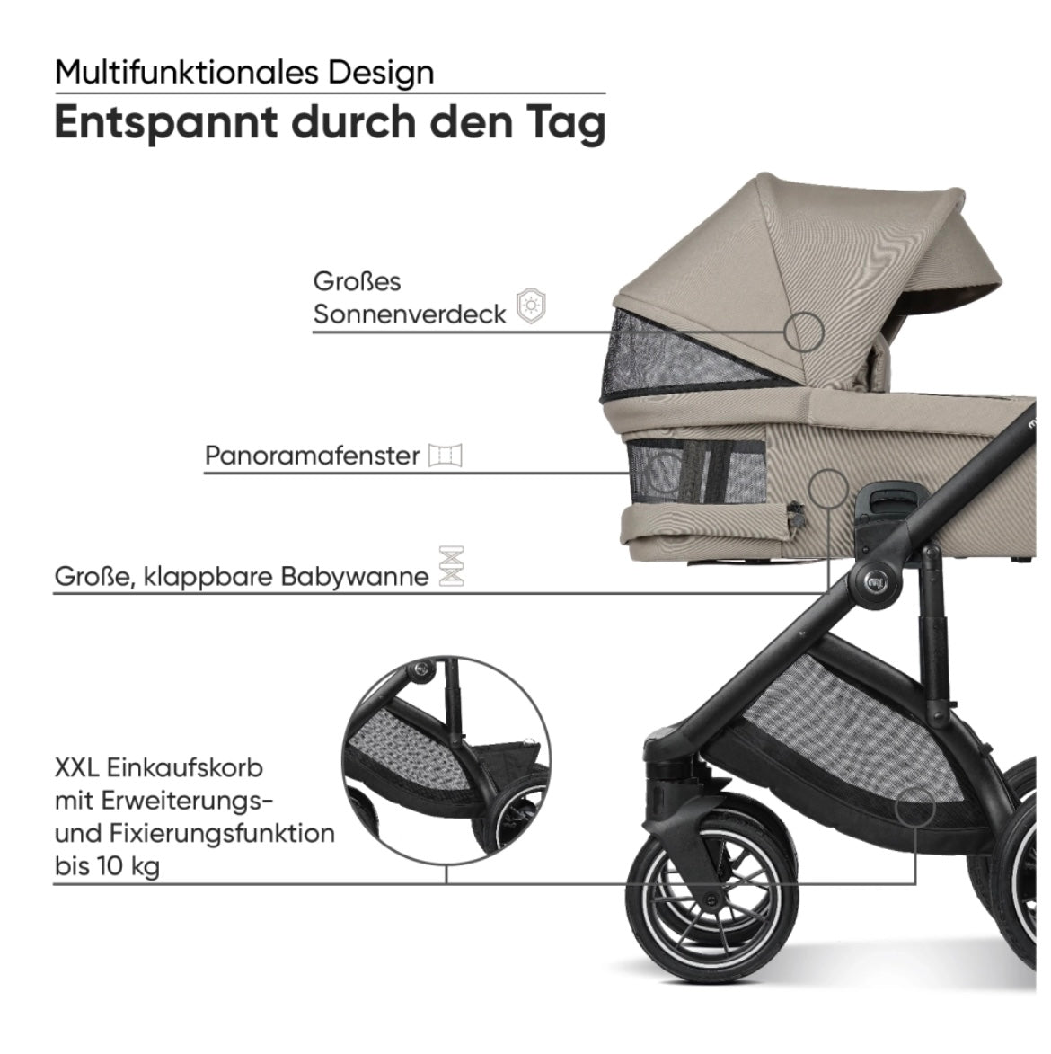 My junior® VITA unique³ Kinderwagen (Rundum-sorglos-Set)