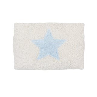 Efie, Kissen blauer Stern, (organic)