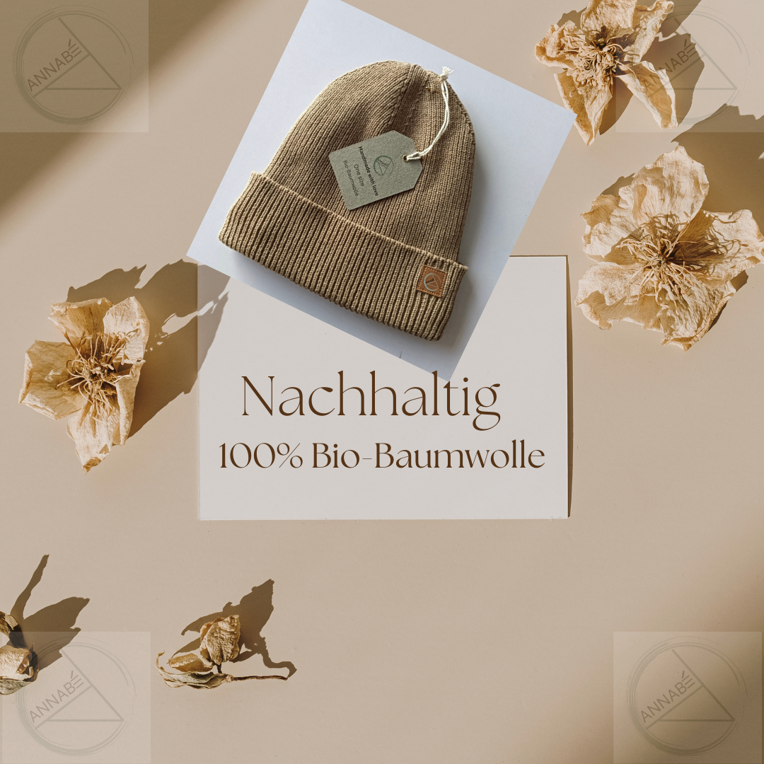 Annabé Mütze (100% Baumwolle,mit Fleece), Tuscana Rose