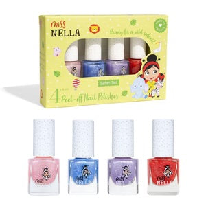 Miss Nella - Safari Set 4er-Pack Kinder-Nagellack-Set