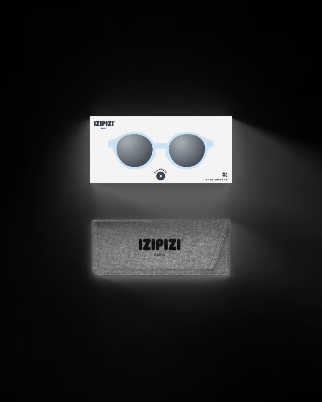 Izipizi Sonnenbrille #D SWEET BLUE (9-36 Monate oder 3-5 Jahre)