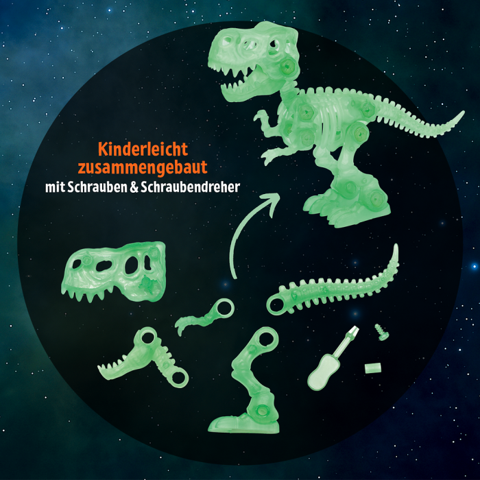 Moses - Dino Bausatz Glow in the Dark T-Rex
