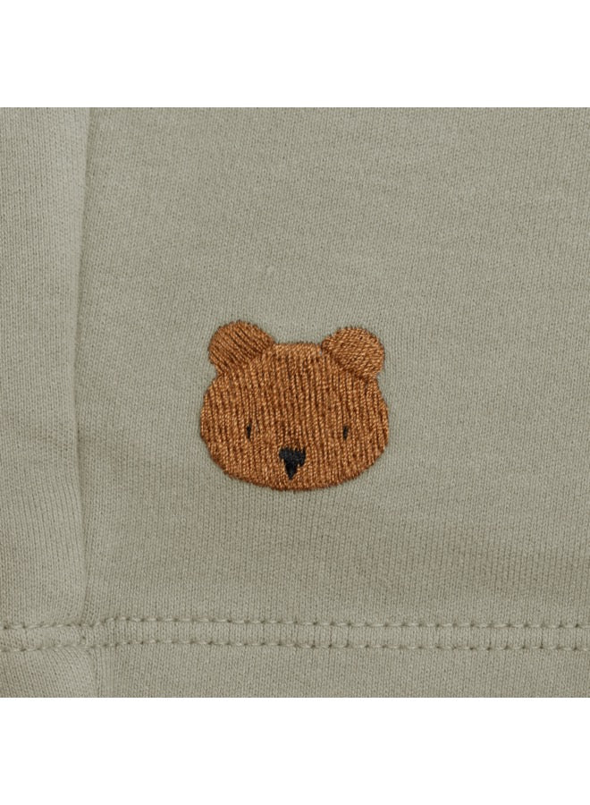 Donsje Ithri Shorts Bear - Dusty Green