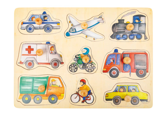 Small foot - Setzpuzzle Fahrzeuge der Stadt