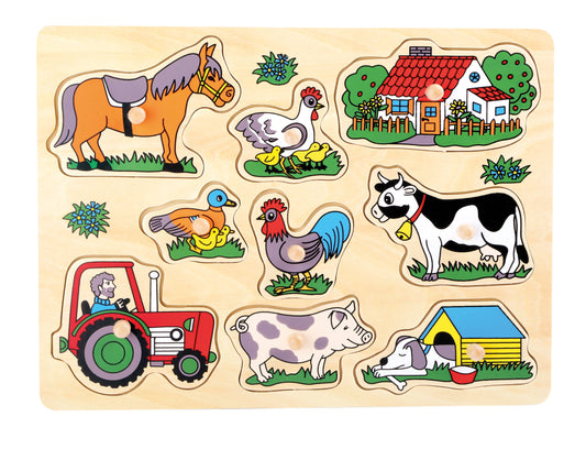 Small foot - Setzpuzzle Bauerei