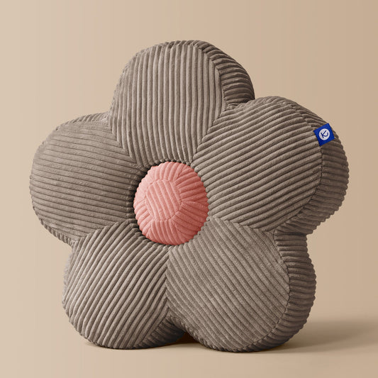 Kooja - Kissen "Flower" - Misty Taupe
