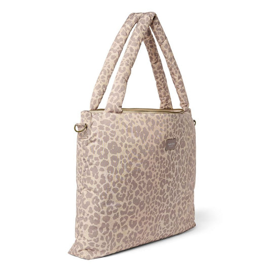Studio Noos - Beige Leopard Puffy-Wickeltasche