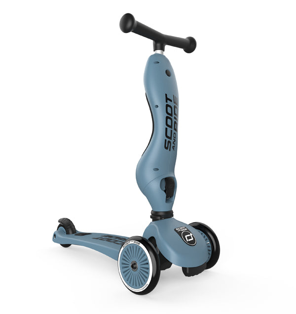 Scoot & Ride - Highwaykick 1 / Push and Go Steel/ Blue