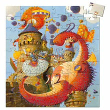 Djeco Puzzle Der Ritter und der Drache, 54 Teile