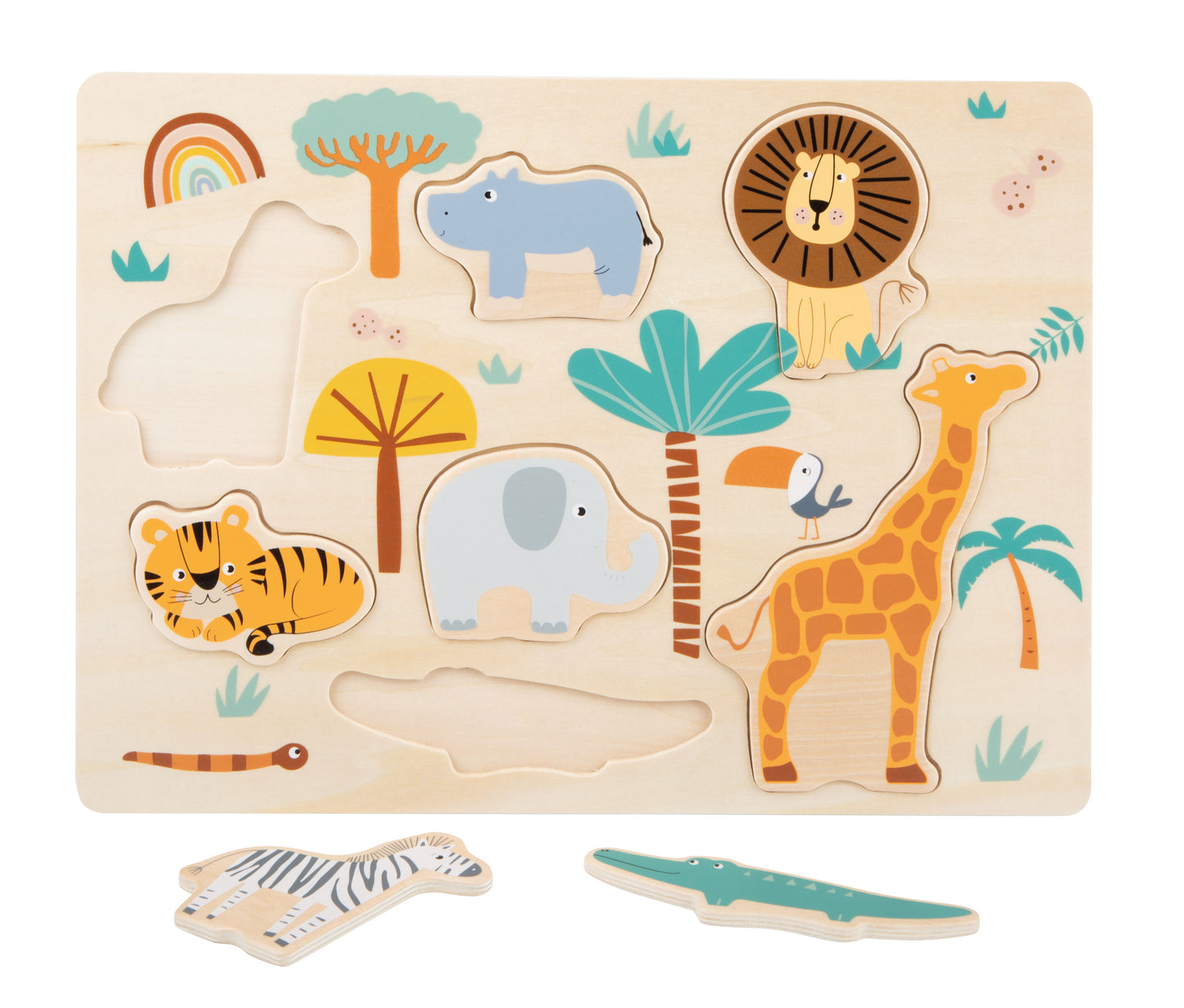 Small foot - Puzzle Safari