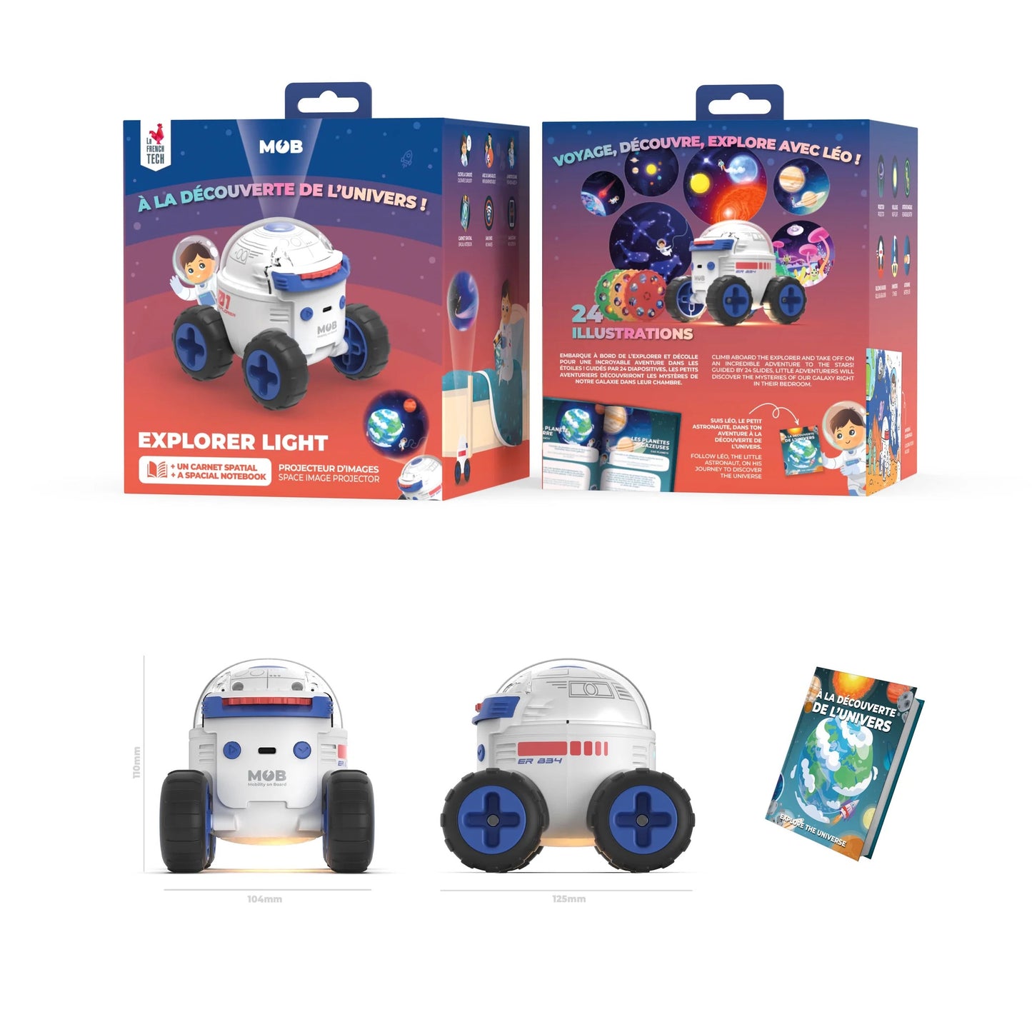 MOB Projektor Space Rover Explorer Universum
