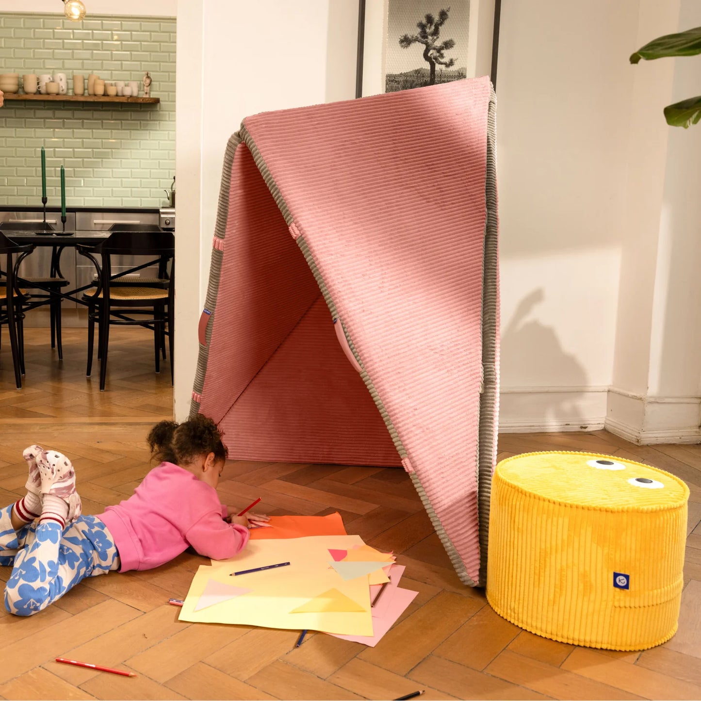 Kooja - Pouf „Mike“ -  Sunflower Bloom
