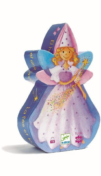 Djeco Puzzle Fee & Einhorn, 36 Teile