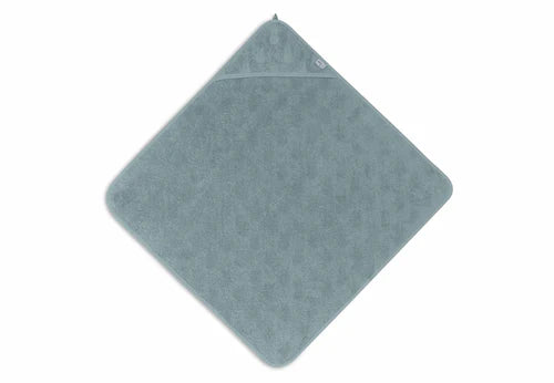 Jollein - Kapuzenhandtuch Frottee 75x75cm - Miffy Jacquard - Sea Green
