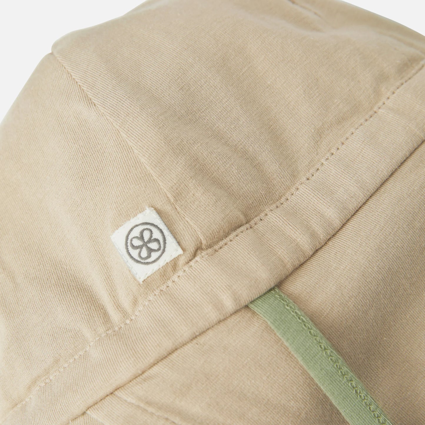 Cloby - Sonnenhut in Olive Green/Sandy Beach – UPF 50+