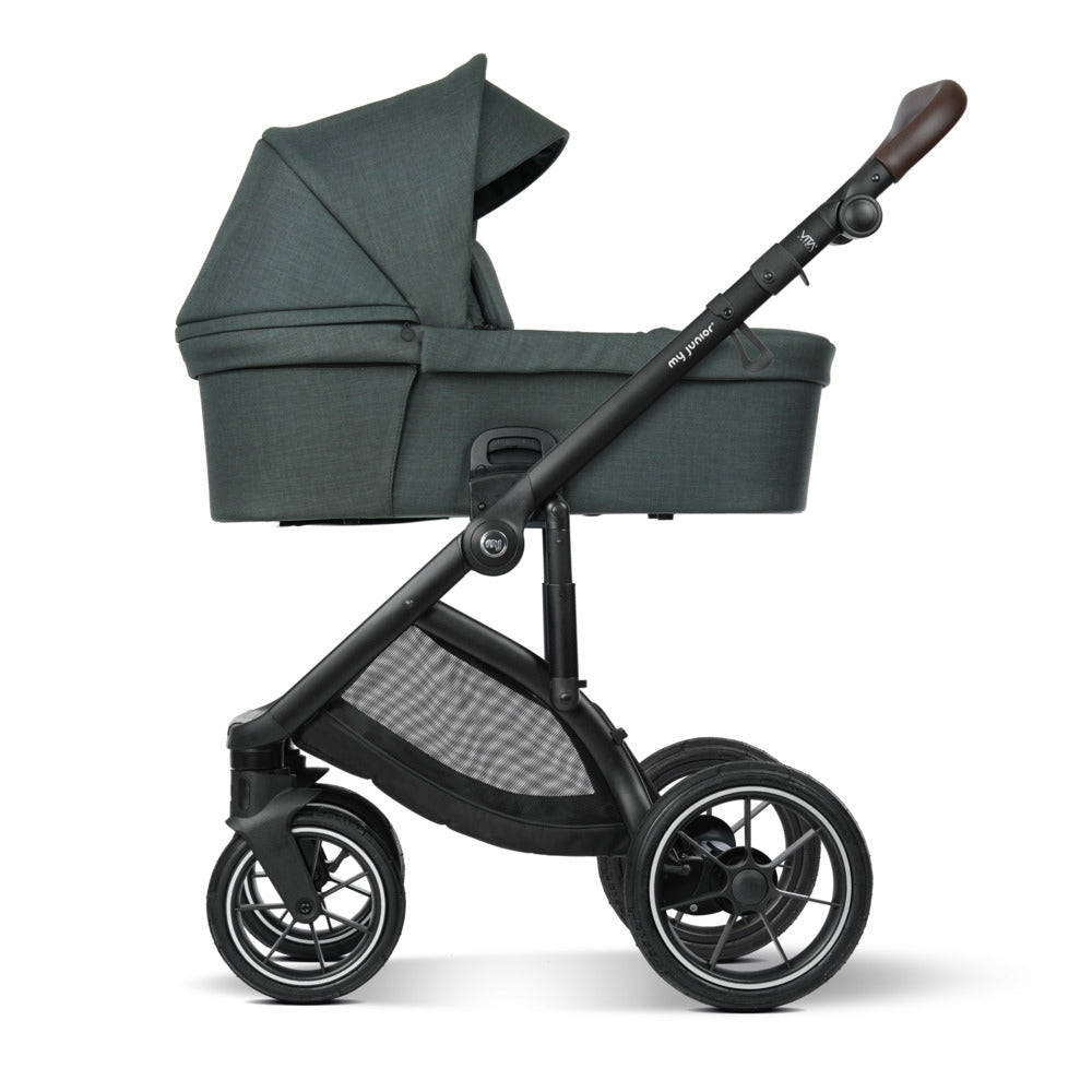 My Junior VITA Unique 3 – Kombi-Kinderwagen, Moos Green