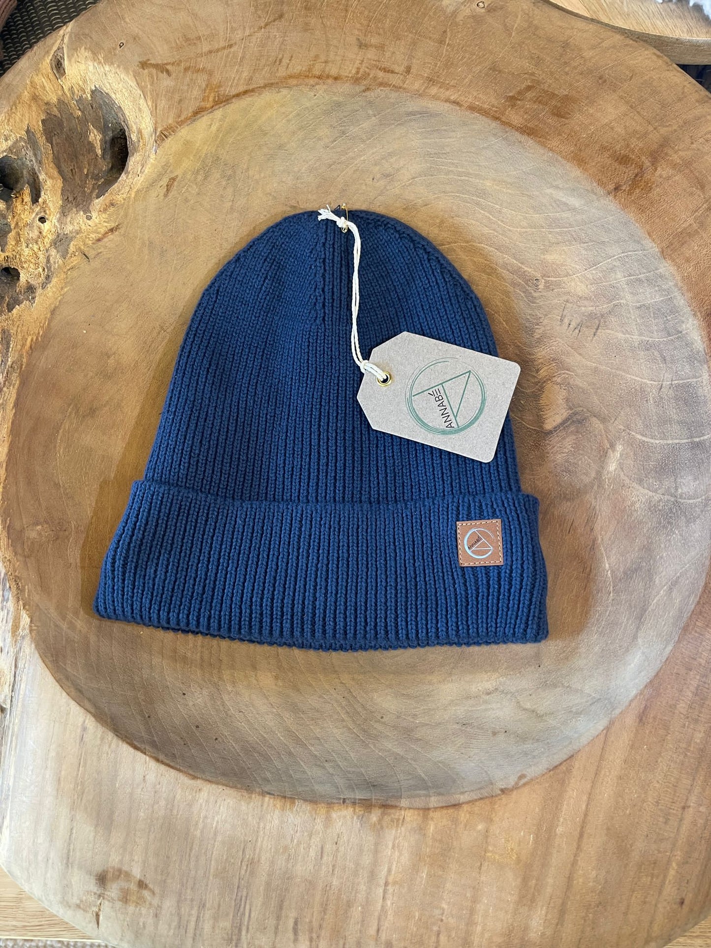Annabé Mütze (100% Baumwolle,mit Fleece), Navy
