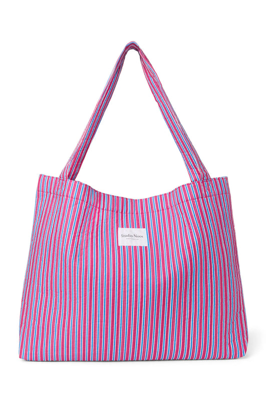 Studio Noos - Rosa Poplin Stripe Mom-Bag