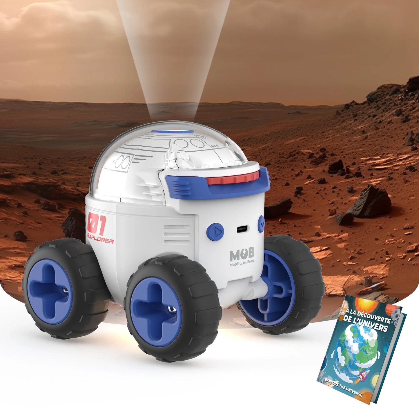 MOB Projektor Space Rover Explorer Universum